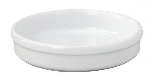 Assiette catalane rond blanc porcelaine Ø 14 cm Cafett