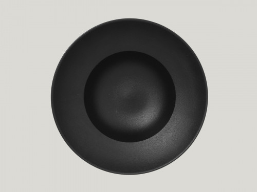 Assiette extra creuse rond noir porcelaine Ø 26 cm Neo Fusion Rak
