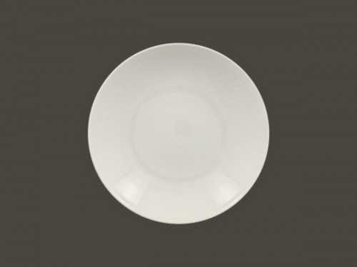 Assiette coupe creuse rond blanc porcelaine Ø 26 cm Vintage Rak Rak