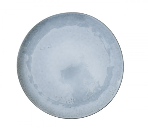 Assiette plate rond bleu grès Ø 20 cm Sky Pro.mundi