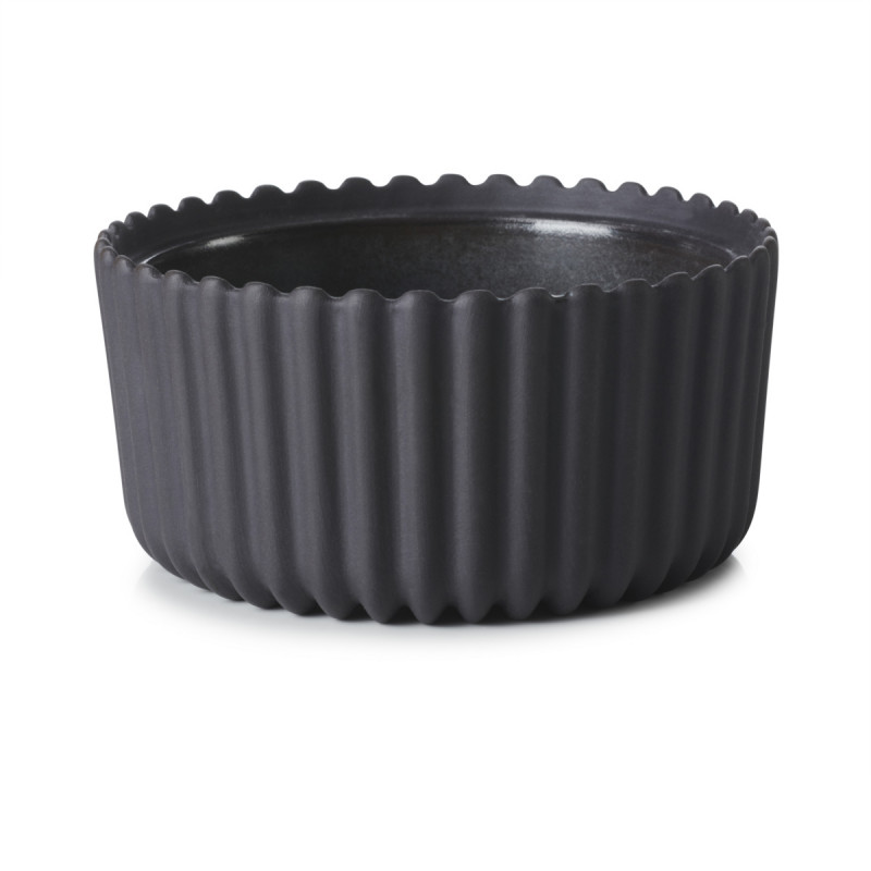 Ramequin rond noir porcelaine culinaire 10 cl Ø 9 cm Pekoe Revol