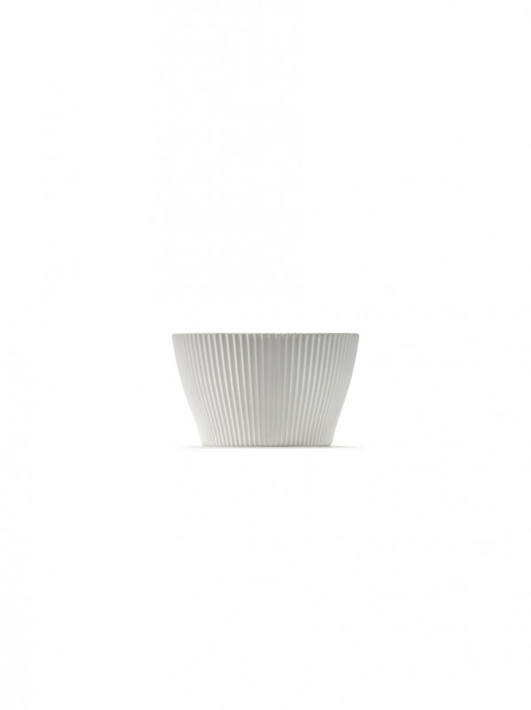 Bol conique blanc porcelaine bone china Ø 12 cm Nido Serax