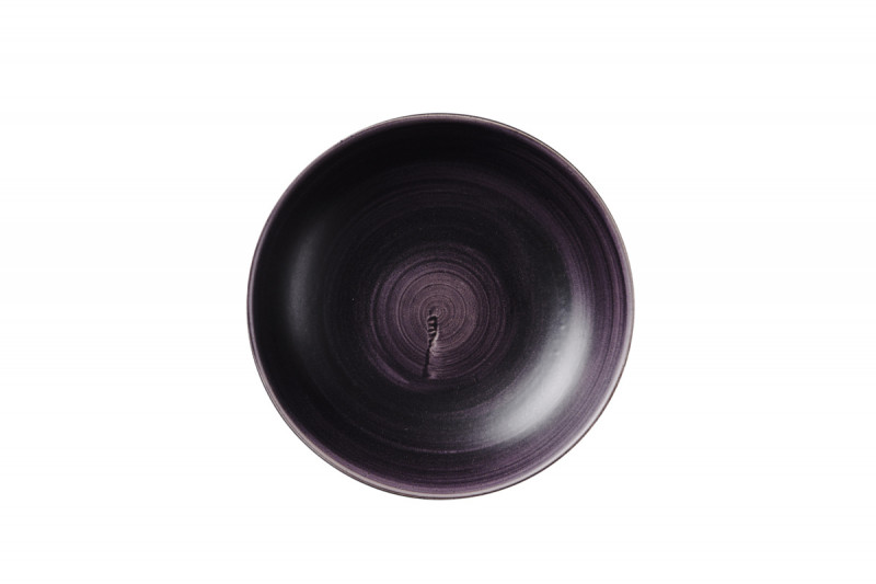 Assiette creuse rond deep purple porcelaine Ø 24,8 cm Stonecast Patina Churchill