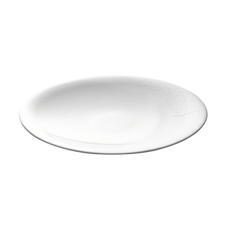 Assiette à pain rond blanc porcelaine Ø 14 cm Supernature Degrenne